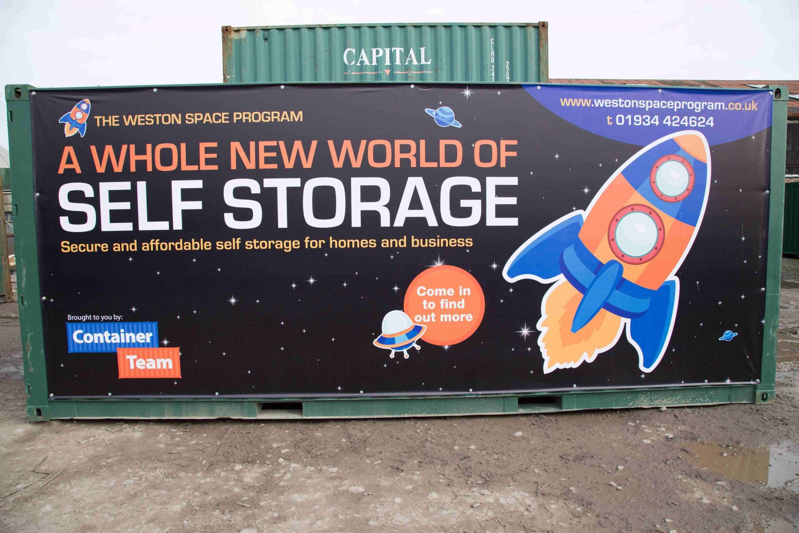 The Weston Space Program a storage company in Unit 9 Westland Distribution Park, Winterstoke Road, Weston-super-mare, UK